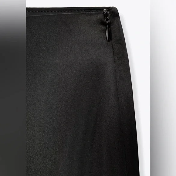 NWT Zara high waist satin pants - Picture 3 of 5